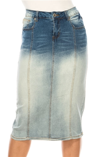 Hombre Denim Skirt