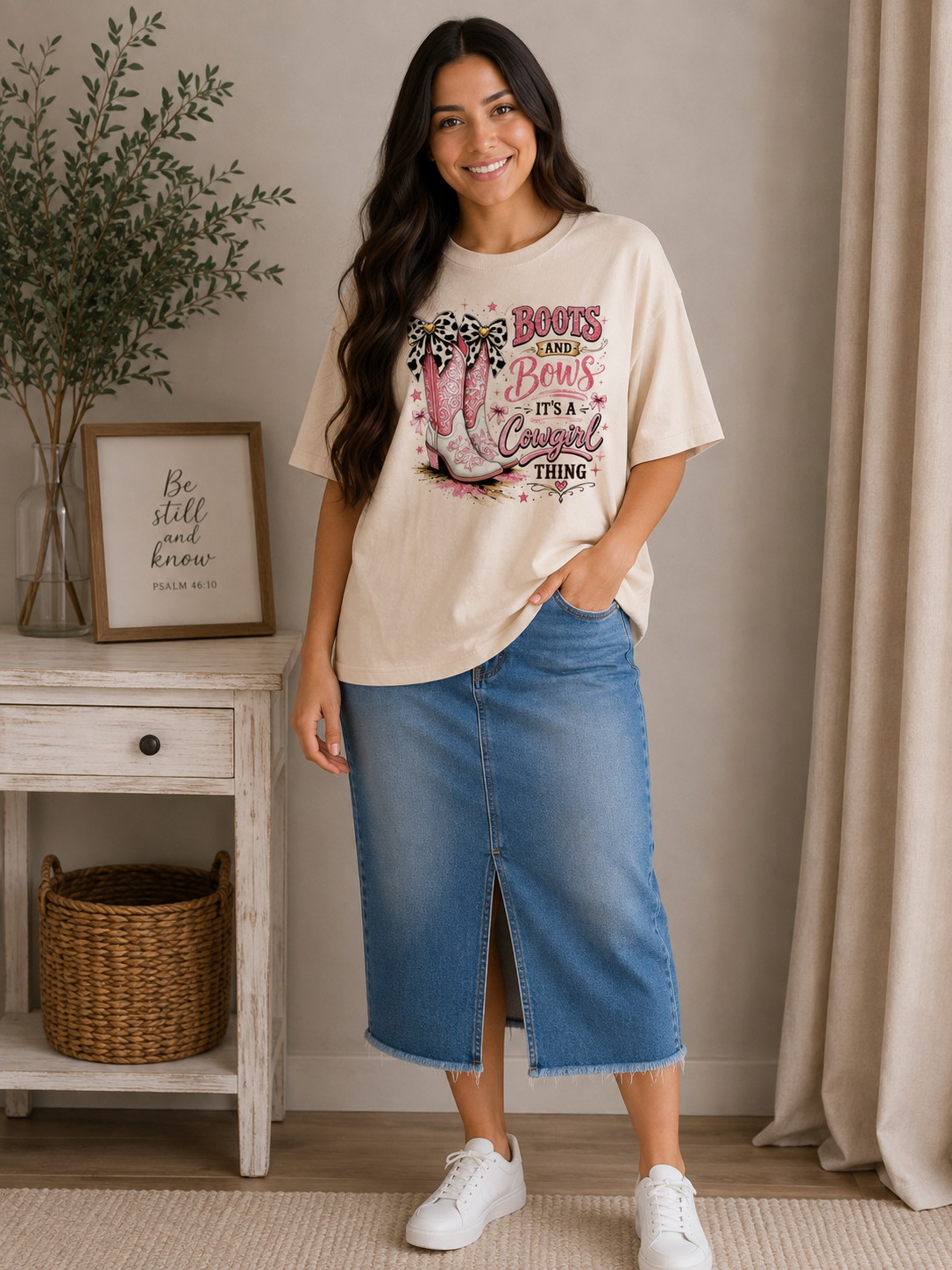 Boots and Bows Tee• Comfort Color 