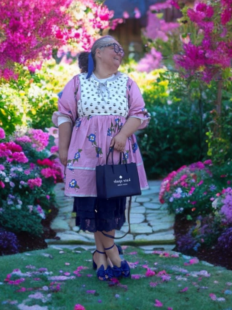 Spring is Calling Mixed Print Tunic