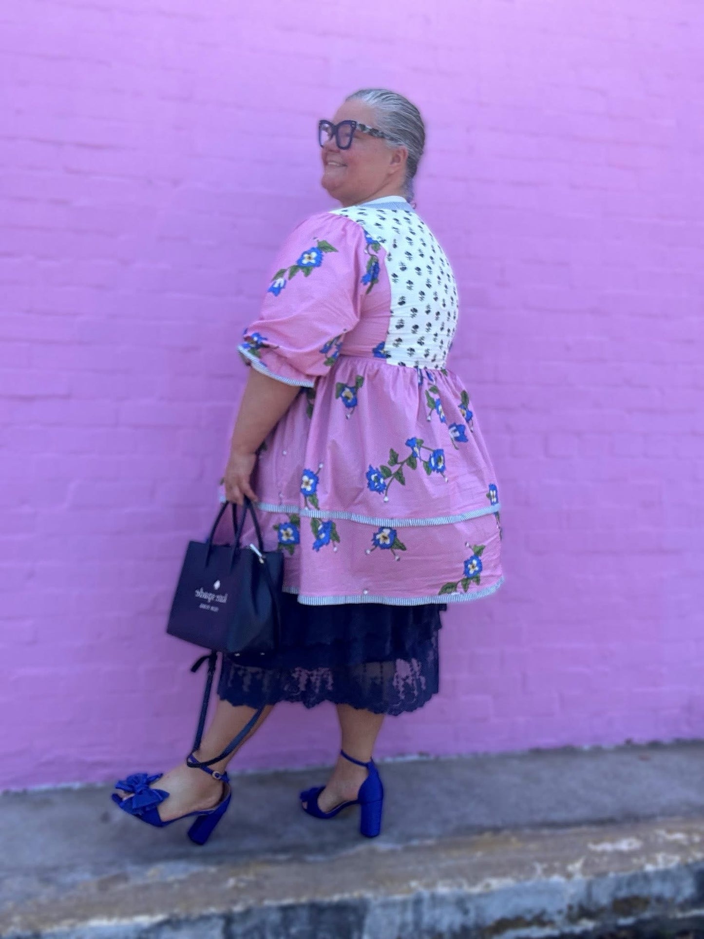 Spring is Calling Mixed Print Tunic