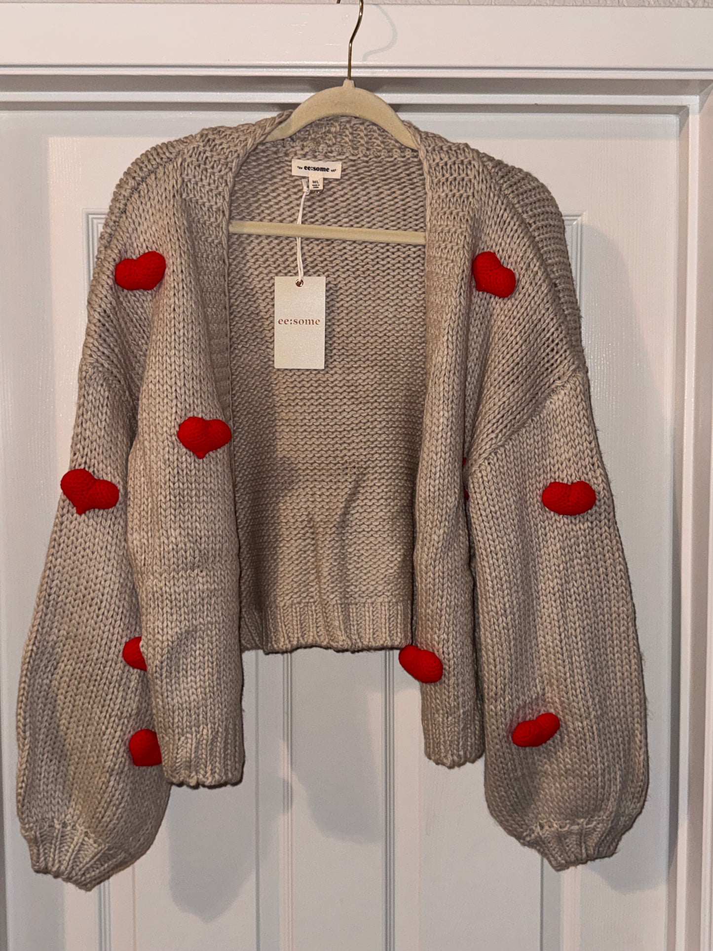 3D Heart Sweater