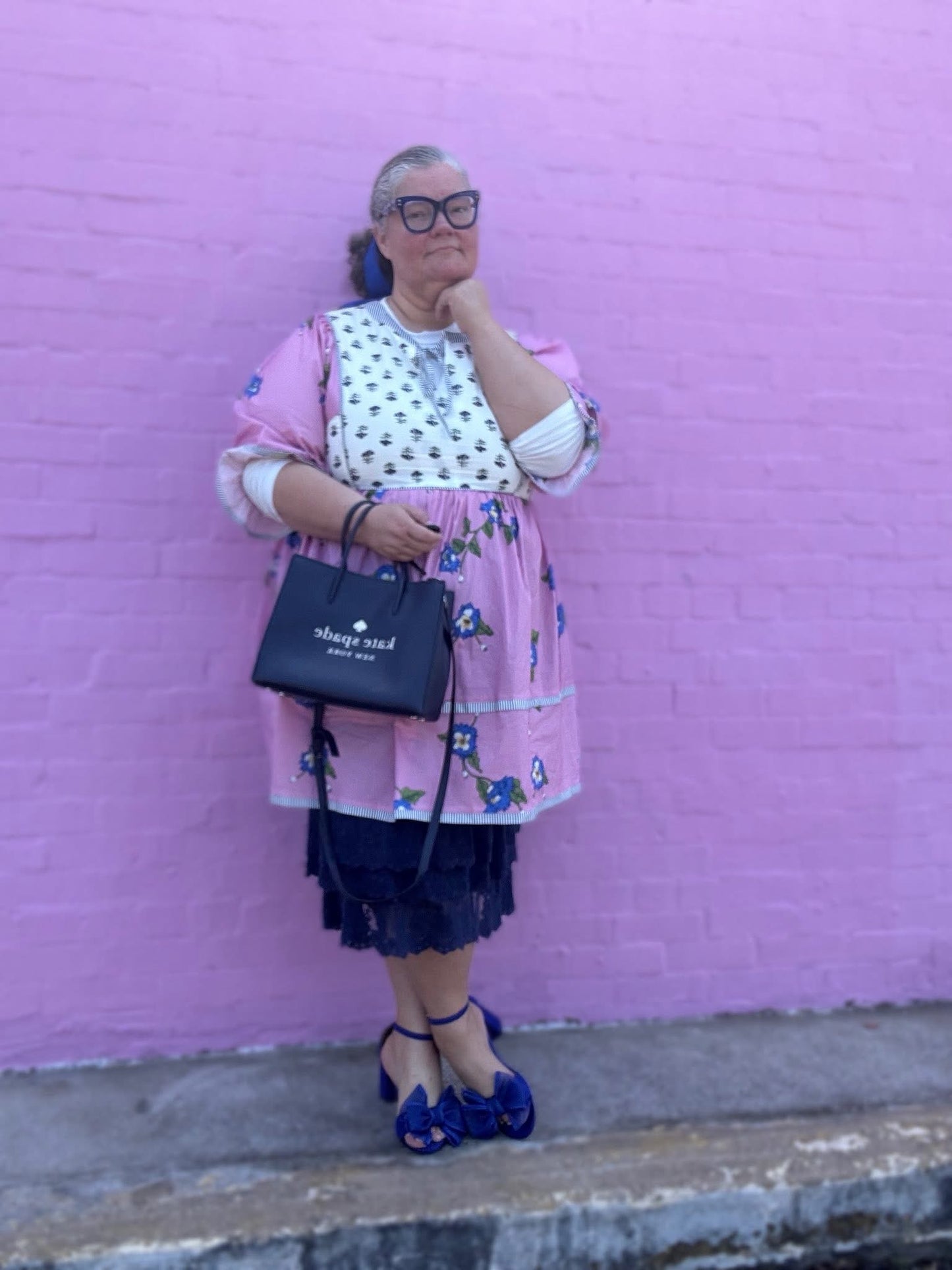 Spring is Calling Mixed Print Tunic