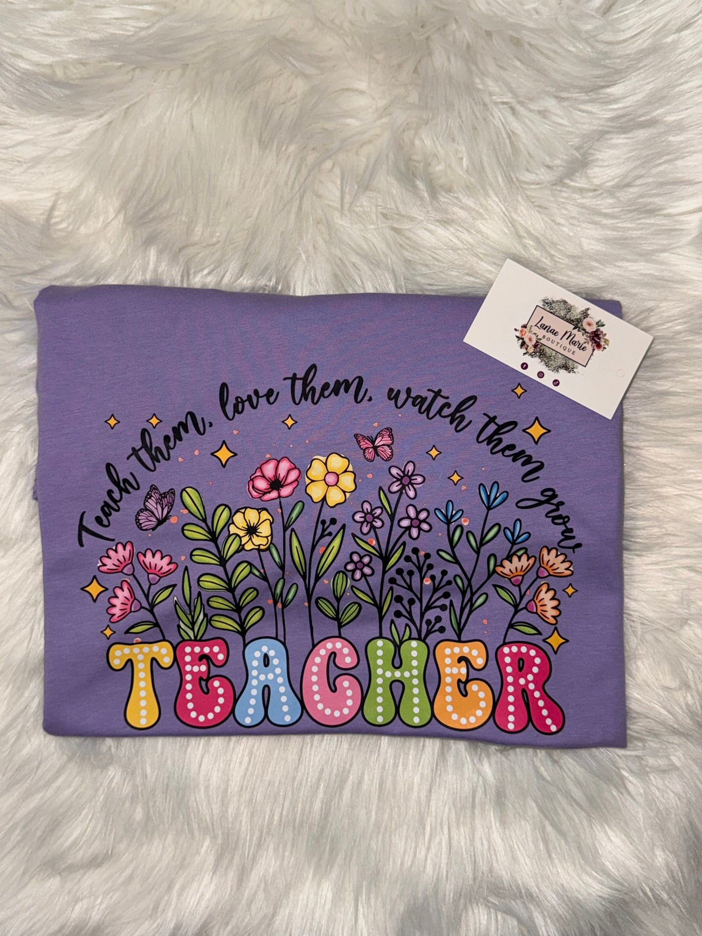 Lavender Teacher Tee