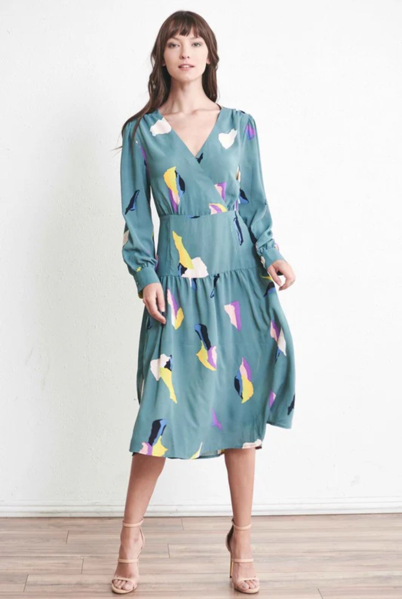 Meagan• Abstract Tiered Dress