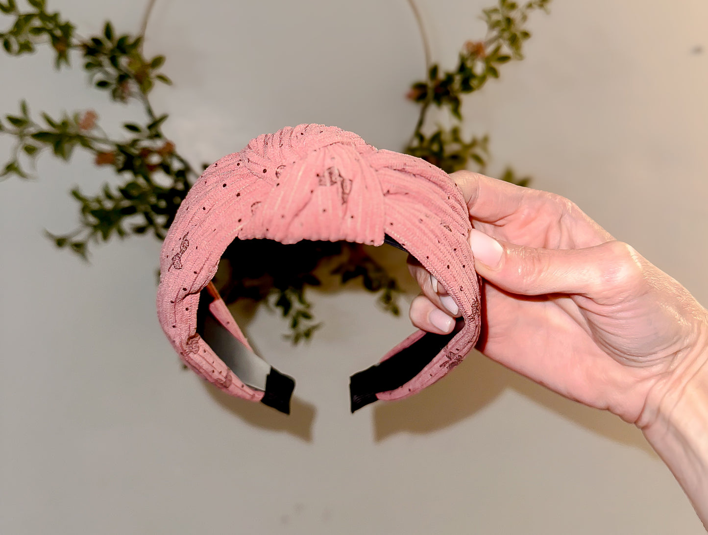 Bow Print Knotted Headband