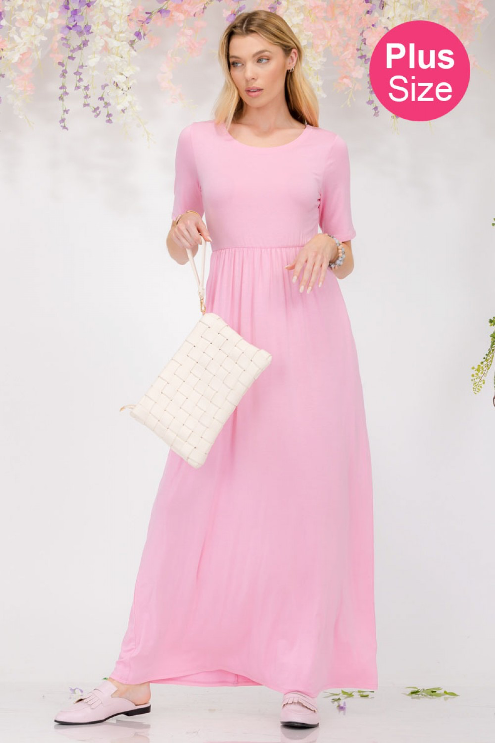 Blushing Beauty Maxi Dress