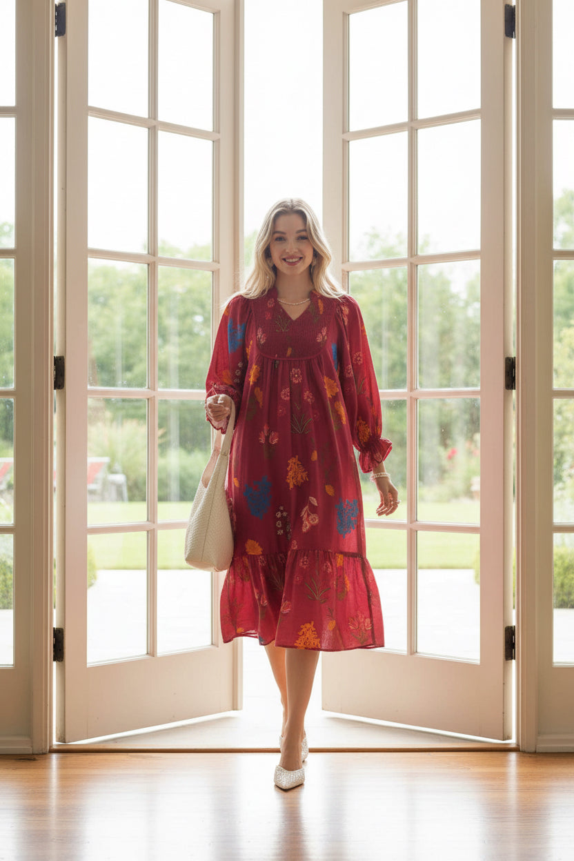 Kellie• Raspberry Mix Dress