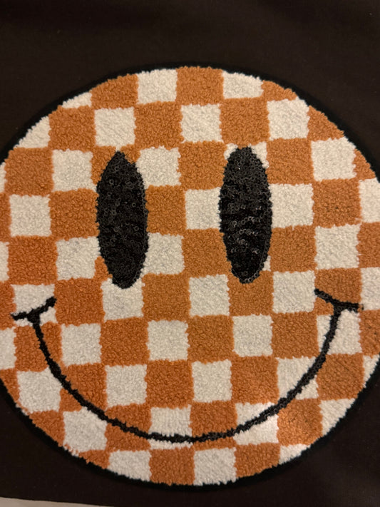 Chocolate￼Smiley Face Pull Over ￼