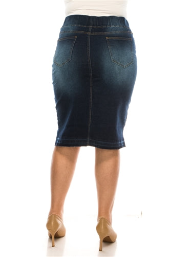 Daphne• Dark Wash Elastic Denim