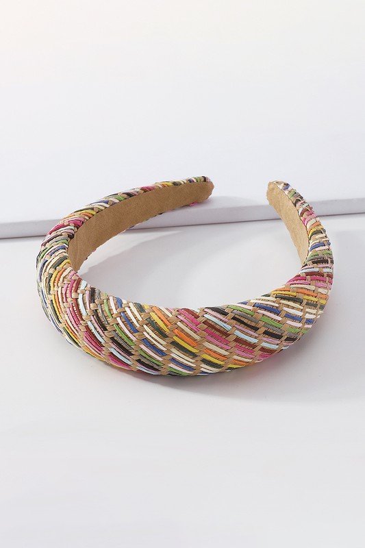 Woven Multicolored Pattern Headband