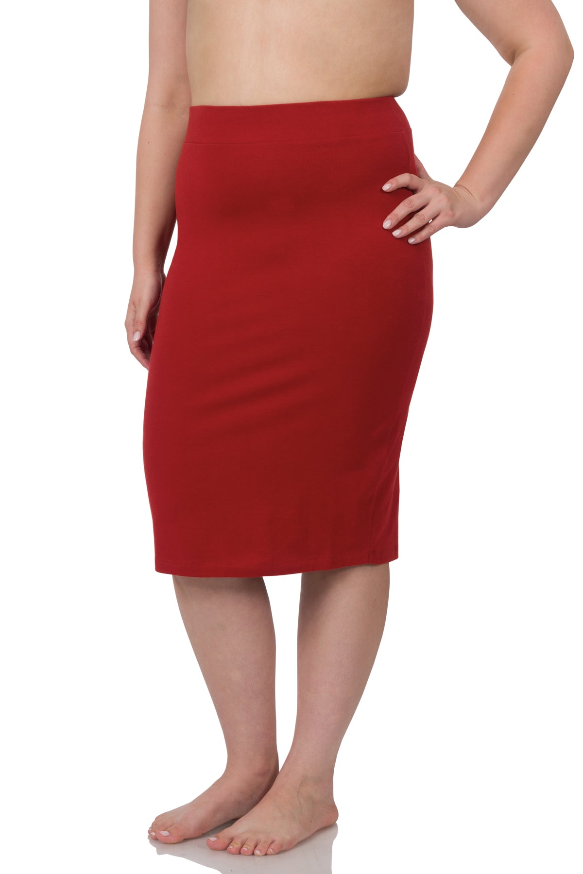 Premium Cotton Pencil Skirt