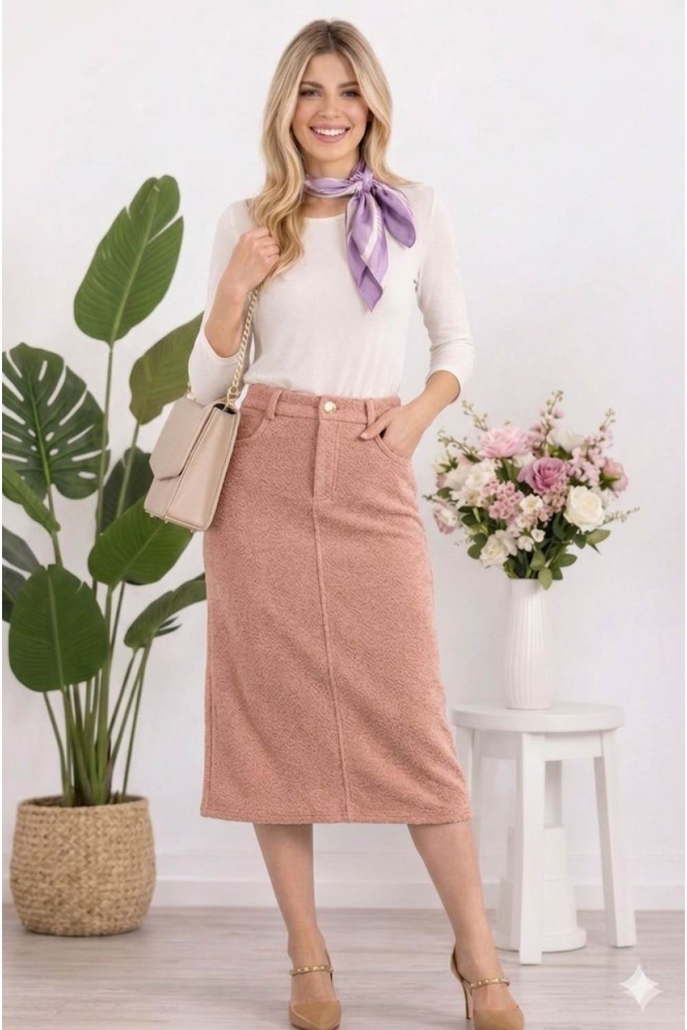 Liverpool Midi Skirt