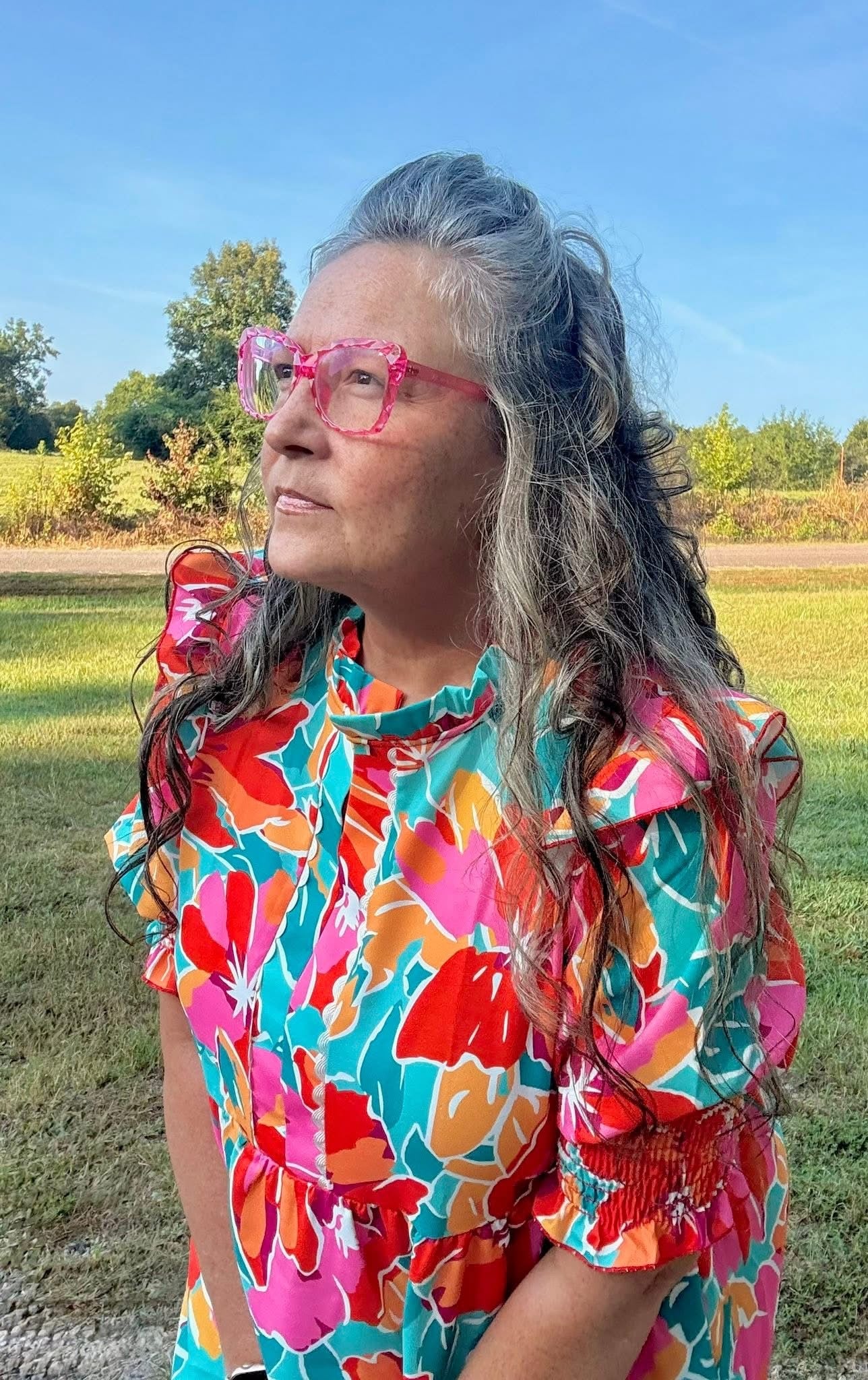 Maxi Dress W/ Smocked Detail Short Sleeve