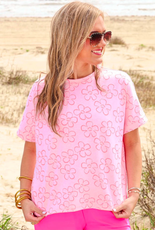 Pink Blooming Top