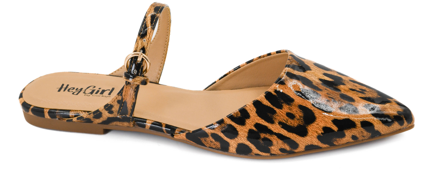 Corky Mule Sandals• Leopard ￼￼
