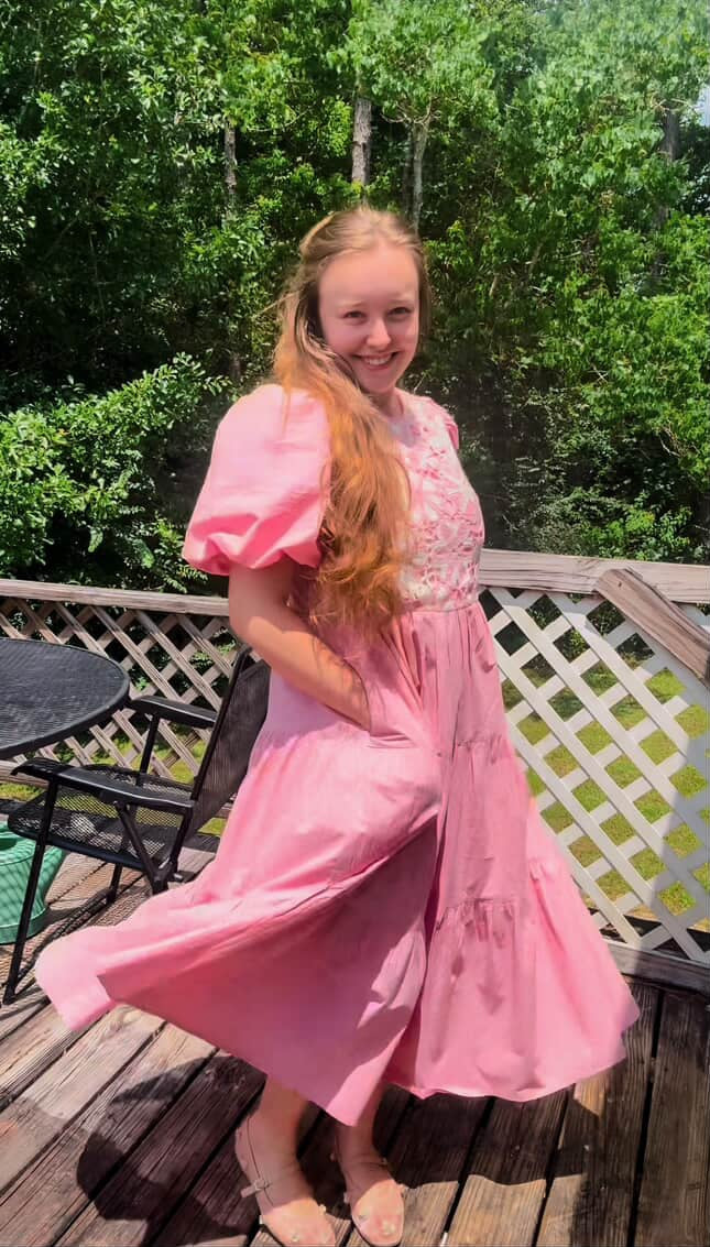 Ballerina Blossom Crochet Dress