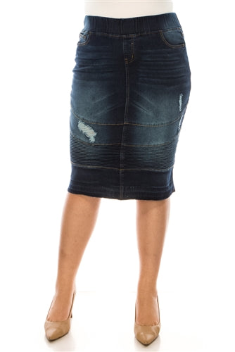 Daphne• Dark Wash Elastic Denim