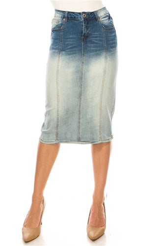 Hombre Denim Skirt