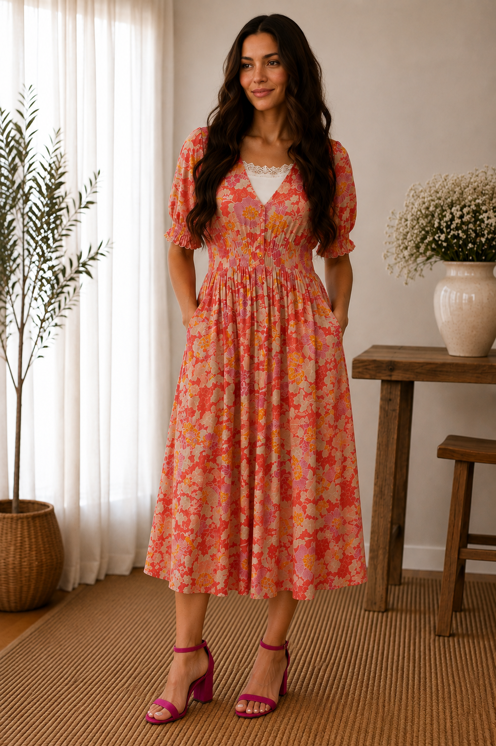 Summer Breeze Floral Maxi Dress