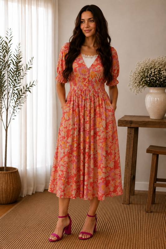 Summer Breeze Floral Maxi Dress