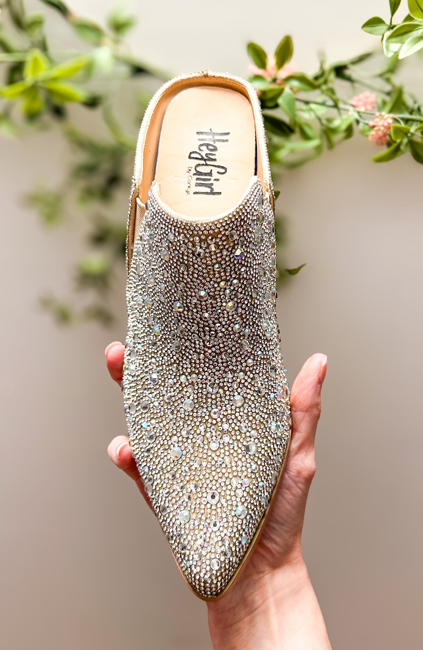 Corkys• Hello Darling Rhinestone Mules