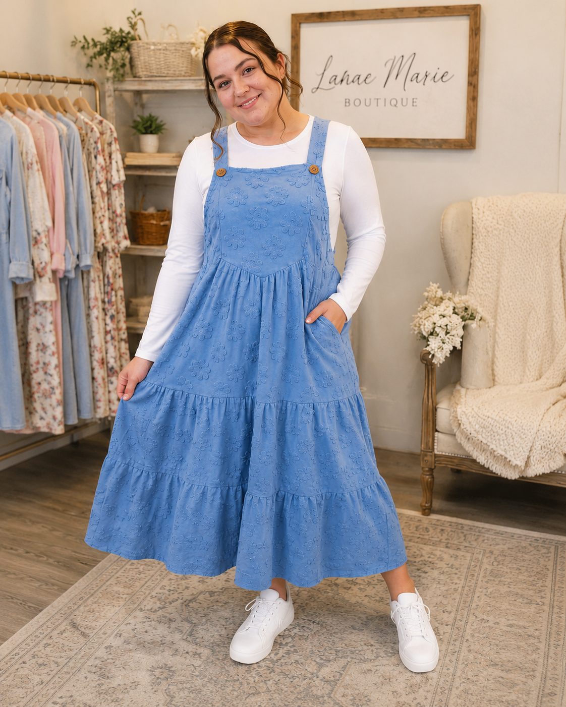 Bluebell Breeze Overall Dress 💙