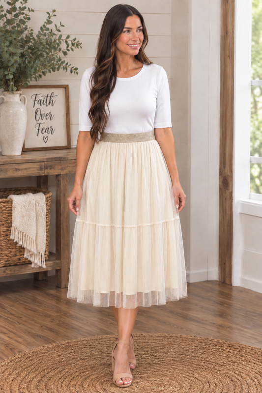 Nicole• Ruffle Tulle Skirt