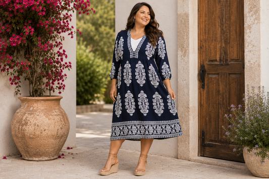 Blossom Embroidery Dress ￼