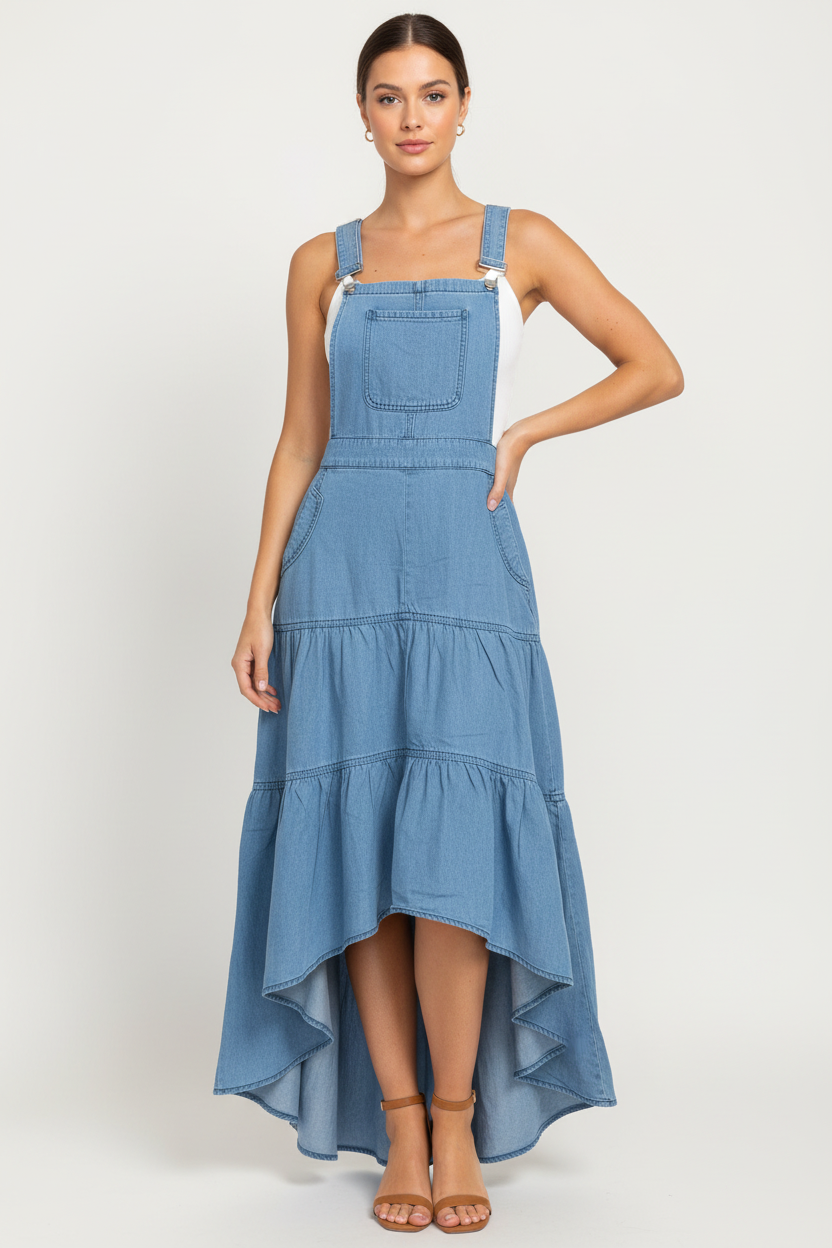 Denim Overall Dress