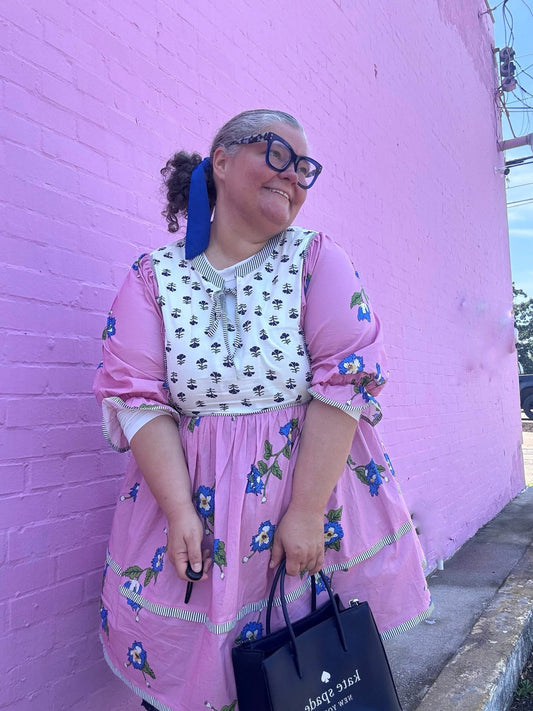 Spring is Calling Mixed Print Tunic