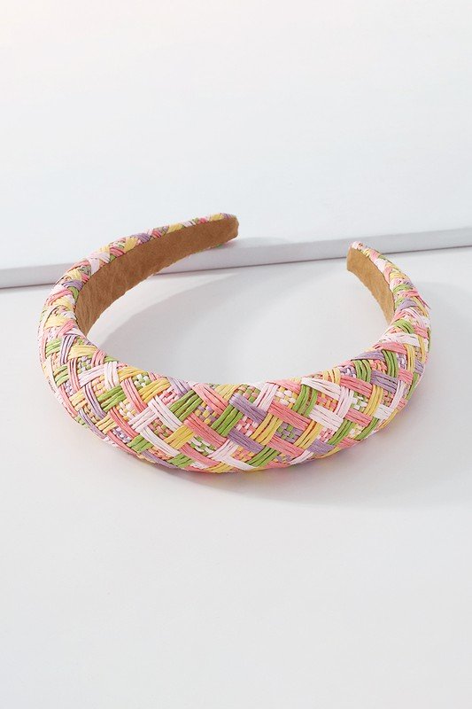 Woven Multicolored Pattern Headband