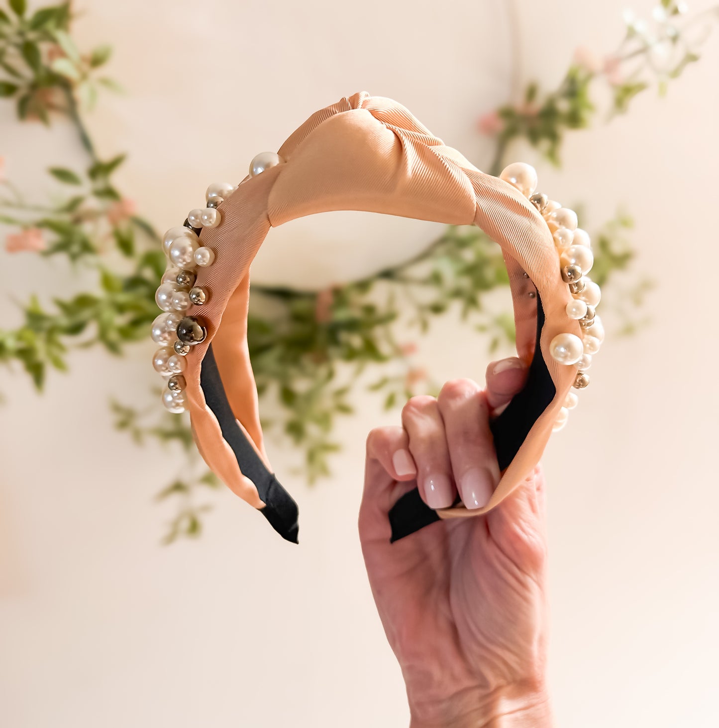 Pearl Knotted Headband