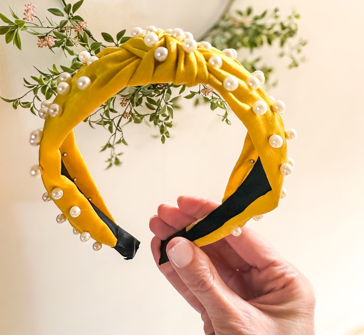 Pearl Knotted Headband