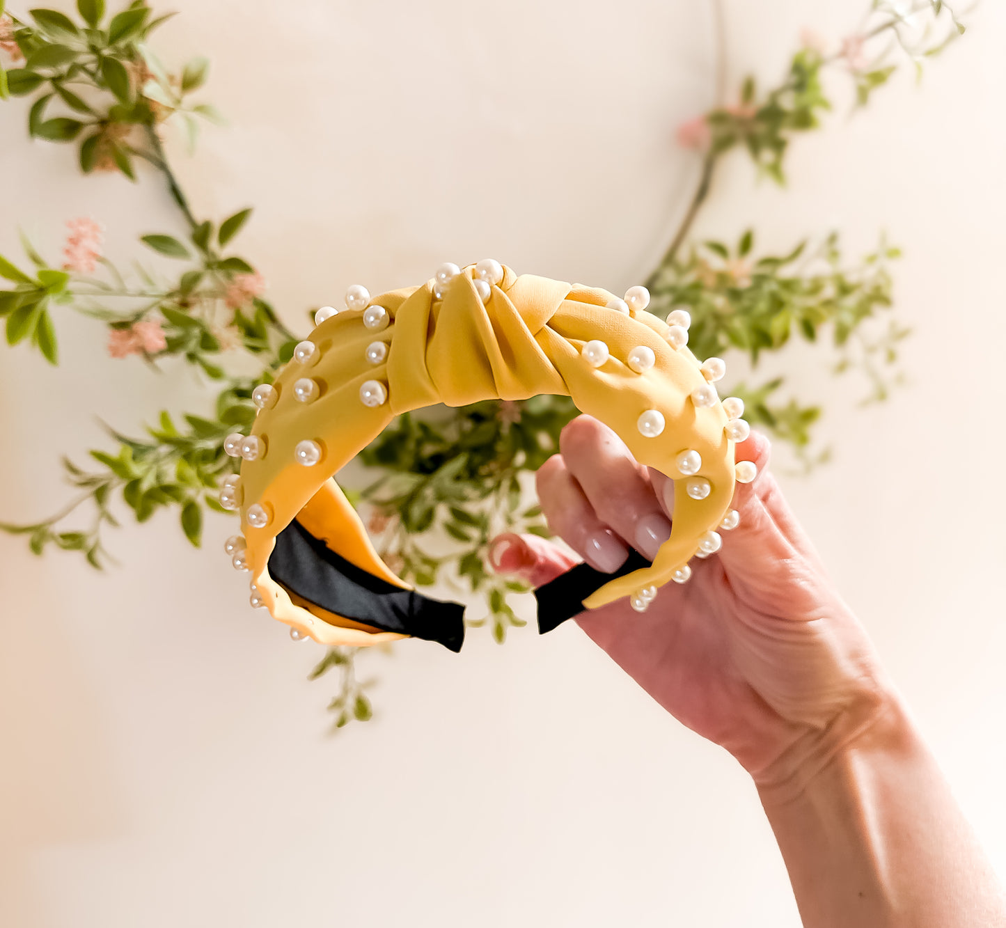 Pearl Knotted Headband