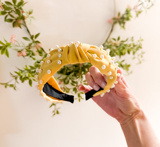 Pearl Knotted Headband