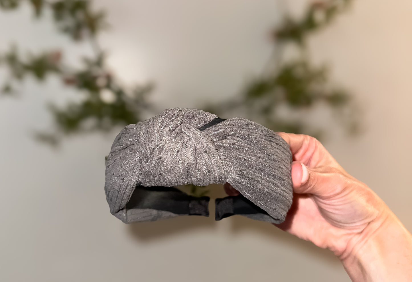 Bow Print Knotted Headband