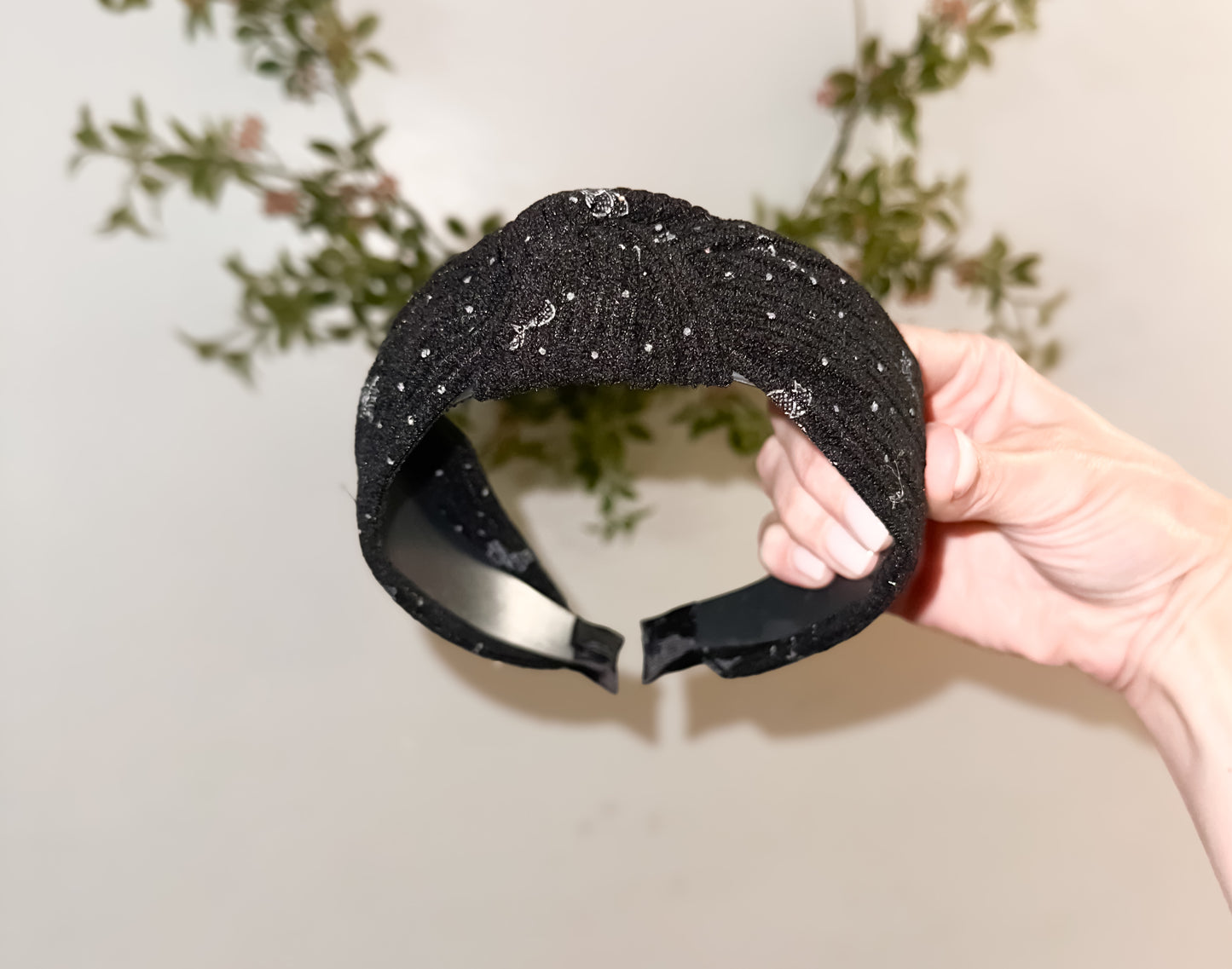 Bow Print Knotted Headband